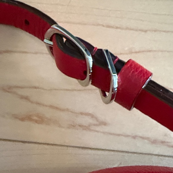 Jimmy Choo Vibrant Red Crossbody Bag - Picture 3 of 5